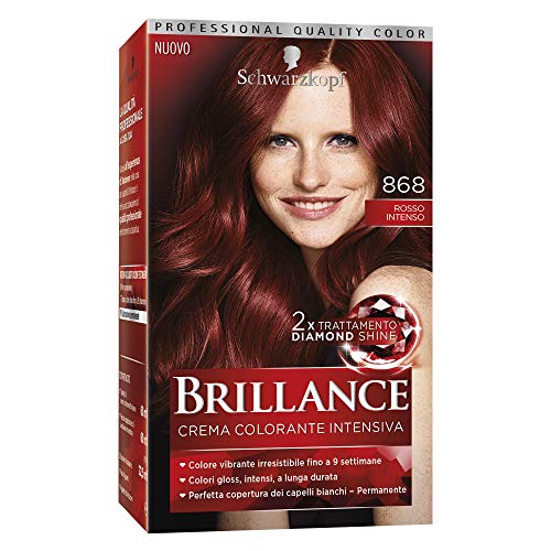 testanera  Brillance, crema colorante Intensiva, 868 Rojo Intenso