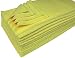 Detailer's Preference Eurow Ultrasonic Cut Maximum Absorption Premium Cleaning Towels 350gsm Yellow 16 x 16 Inches 12 Pack