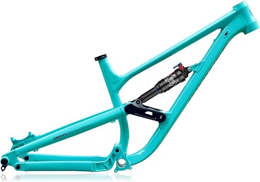 27.5/29ER Full Suspension Disc Brake Frame 15/16.5/18" Mountain Bike Boost Frame 12 * 148mm Thru Axle 170-190mm Travel DH/AM/FR/Enduro Aluminium Frame with Rear Shock AbsorberGreen,29 * 18in