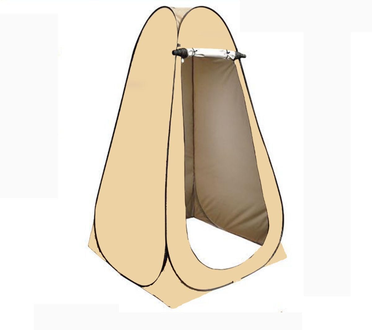 Pop Up Toilet Tent Portable Changing Dressing Privacy Tent for Outdoor Camping Fishing Shower Room Sun Shelter (Coffee Color)