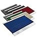 Produktbild Floordirekt PRO Repräsentative Fußmatte Profi Brush - Testurteil Sehr Gut - Schmutzfangmatte mit Alu Rahmen für außen und innen - Verschiedene Bürsten Farben und Größen (50x80cm Blau)
