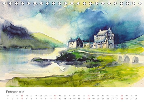 Faszination Aquarell - Eckard Funck (Tischkalender 2018 DIN A5 quer): Meine Eindrücke auf Malreisen im Aquarell festgehalten (Monatskalender, 14 Seiten ) (CALVENDO Kunst)