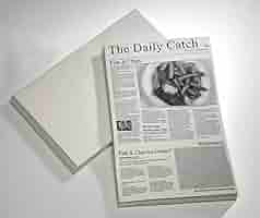 APS 40670 Wachspapier SNACKHOLDER 42x25cm - Zeitungs-Motive, 500 Blatt Für Snacks & Frittiertes