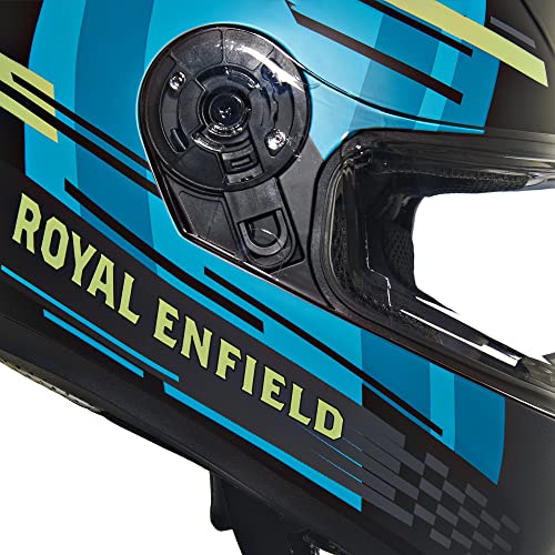 Light Wing Array Royal Enfield ISI Certified Lightwing Full Face Riding Helmet Array ...