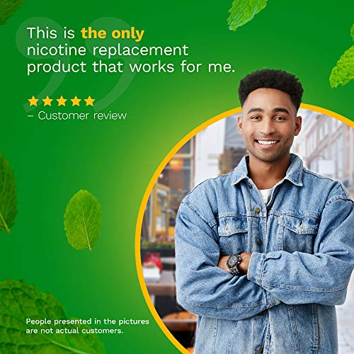 Nicorette Nicotine Gum Spearmint Flavor Coated 4 mg Stop Smoking Aid, 160 Count (Pack of 2)