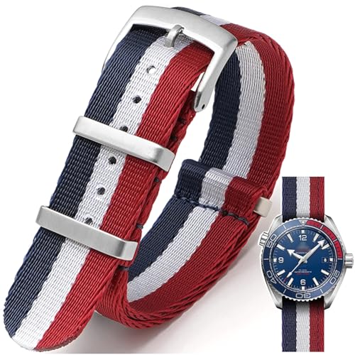 Image of Military Ballistic Nylon Watch Band Heavy Buckle 18mm 20mm 22mm 24mm Thick G10 Premium Nylon Watch Bands Smart Watch Replacement Band Strap for Men Women