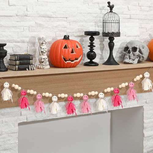 Fanfanwin 7Ft Halloween Ghost Garland Decoration...