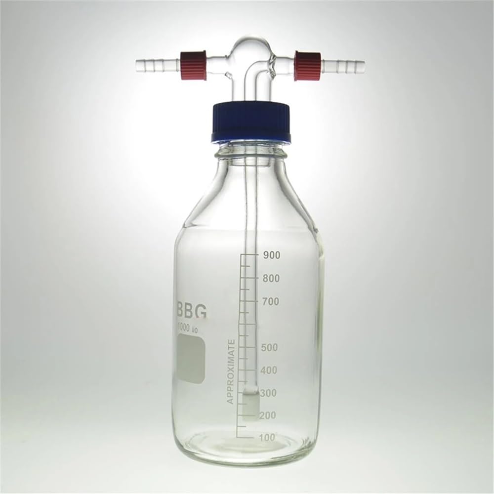 Frascos de laboratorio con conectores de manguera extraíbles que terminan con el G2 sinterizado(500ml)