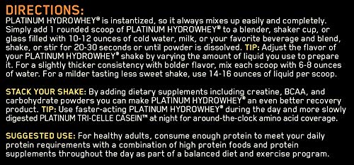 Platinum Hydro Whey 1,5Kg Optimum Nutrition