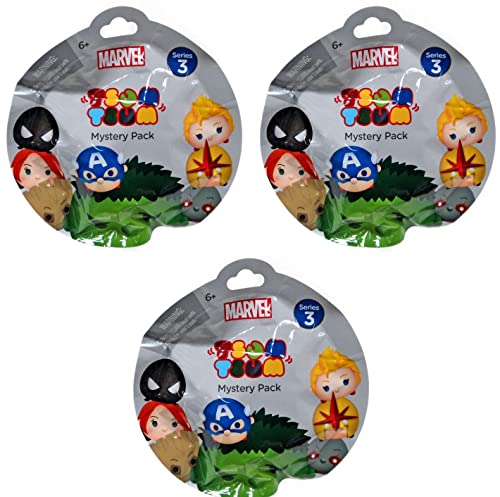 Disney Tsum Tsum Mystery Pack Marvel Series 3 set of 3