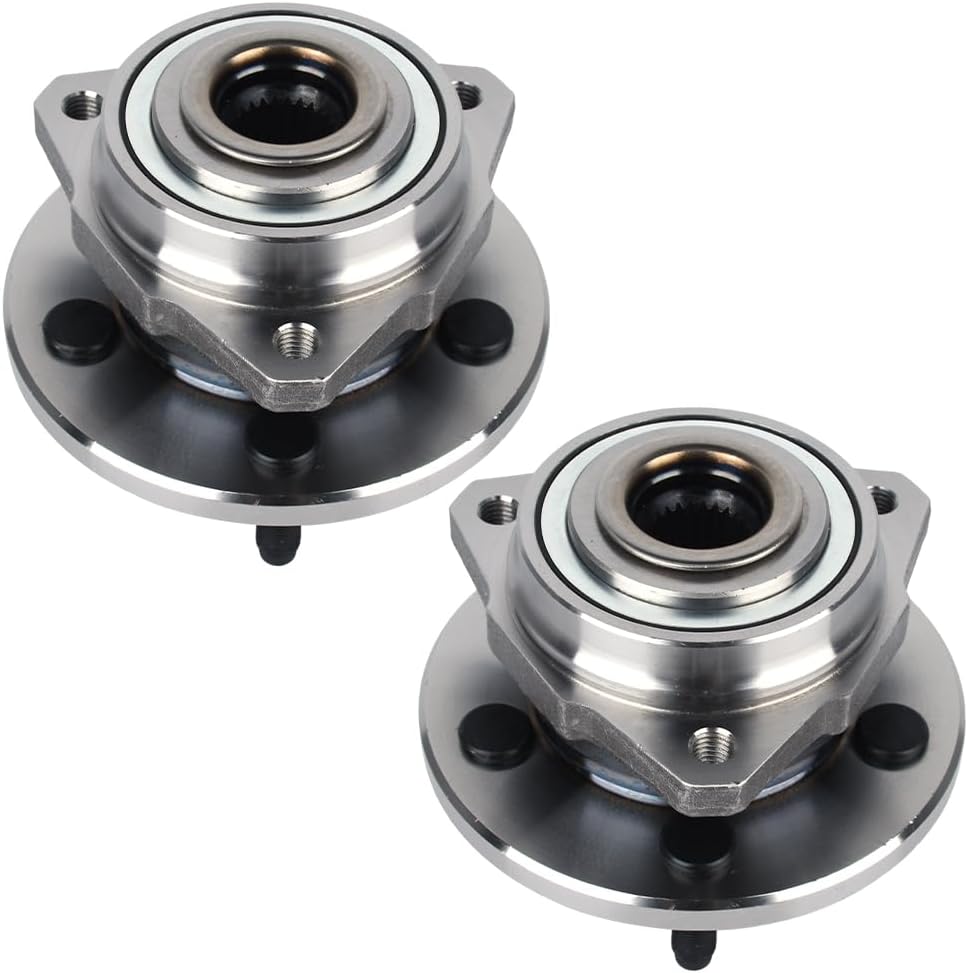 Autoround Pair 513178 Front Wheel Hub and Bearing Assembly for Jeep Liberty 2002 2003 2004 2005 5 Lug Non-ABS
