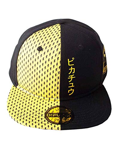 Casquette Pokemon confortable contre le soleil style snapback ajustable Pikachu SB500130POK