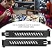 Hemobllo Metal Pci Slot Cover with Ventilated Inclined Holes 4.8X4.8 Inch Dustproof Heat Dissipation Baffle for Computer Case Cooling and Protection