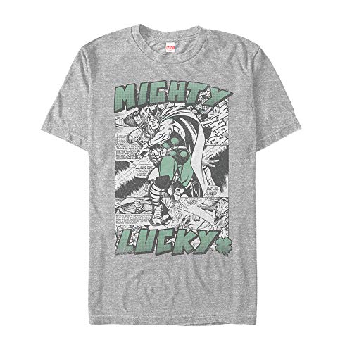 T-shirt Marvel Thor homme idée cadeau Saint Patrick motif Lucky rétro