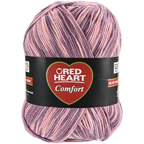 Image of RED HEART Comfort Yarn, Shaded Rose Print