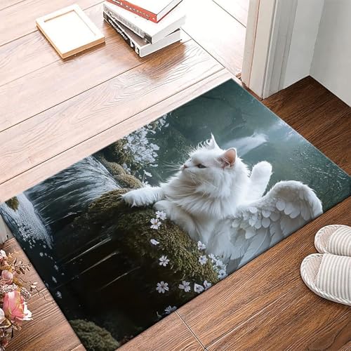 Paillasson de décoration intérieure chat en impression 3D géant - 4