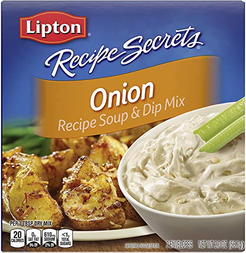 Lipton Receta Secretos - Receta de cebolla Sopa & Dip Mix (2 cajas)