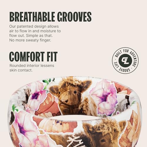 Groove Life with Katie Van Slyke Ring - Breathable Silicone Wedding Rings for women, Lifetime Coverage, Unique Design, Comfort Fit Ring3