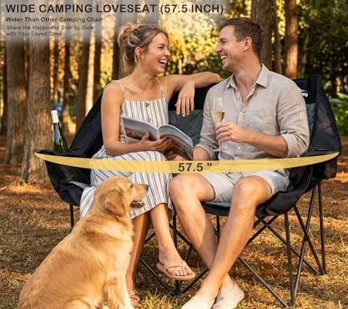 Image of Bolosy Double Camping Chair Camping Loveseat