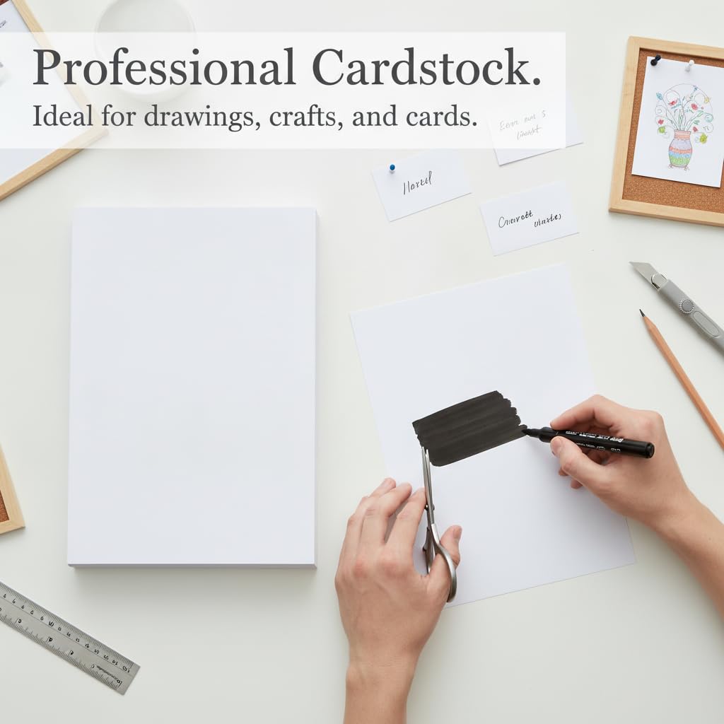 Papel Cartulina para Dibujo, Cartulina, 8K 300g/50 hojas
