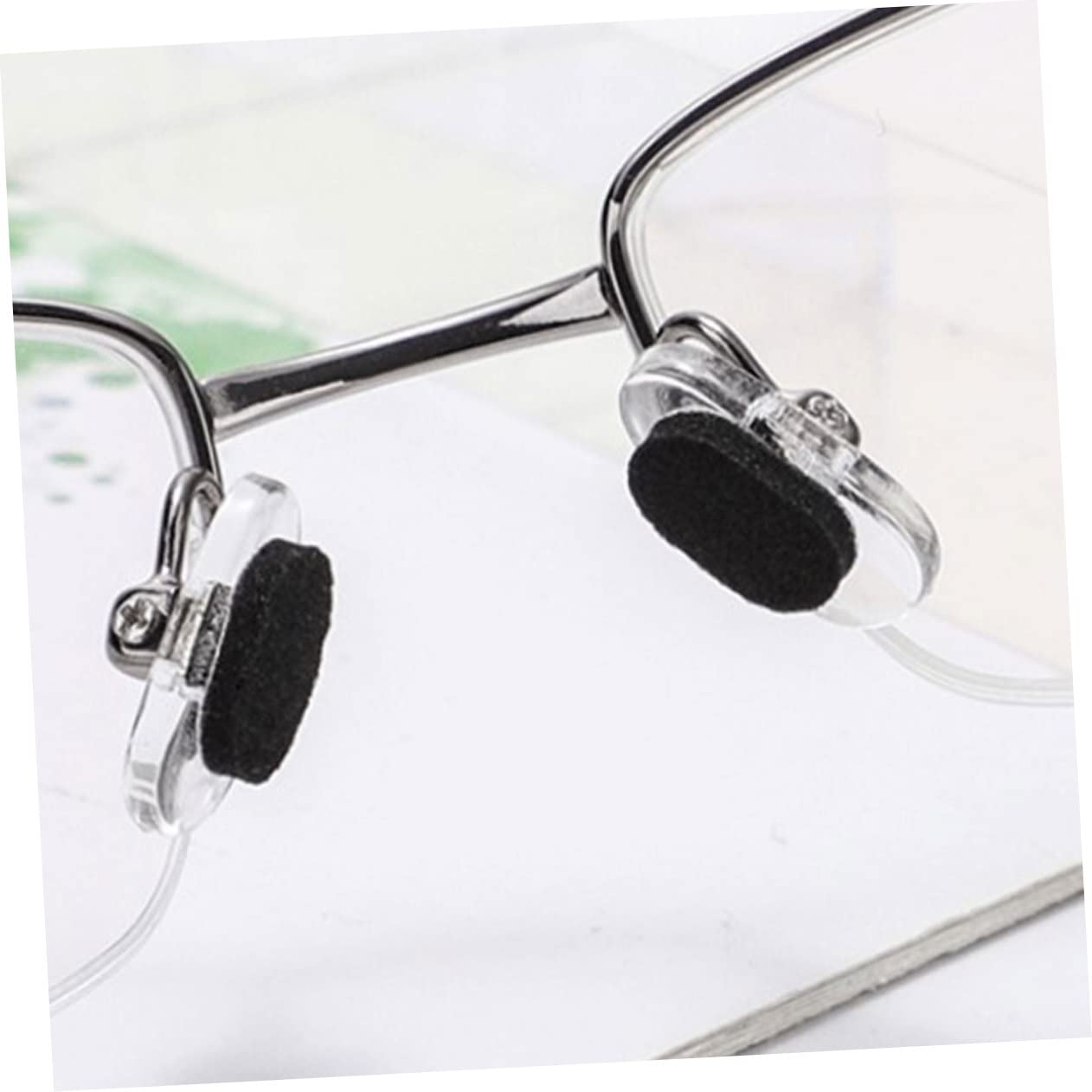 FRCOLOR 5 Juegos De Almohadillas Nasales Autoadhesivas Para Gafas Para Monturas 30 Hojas X 5