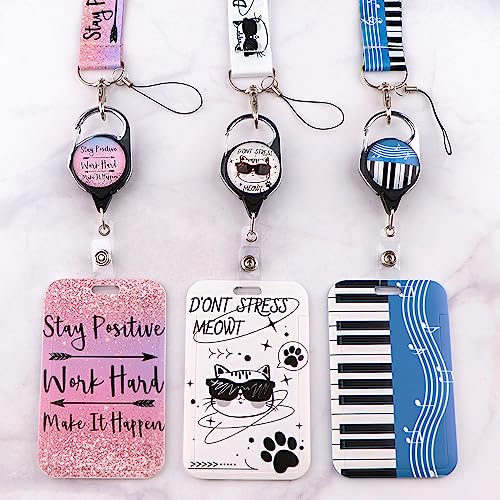 Moxunmo 234784694 Music Lanyard With Id Badge Holder thumb #4