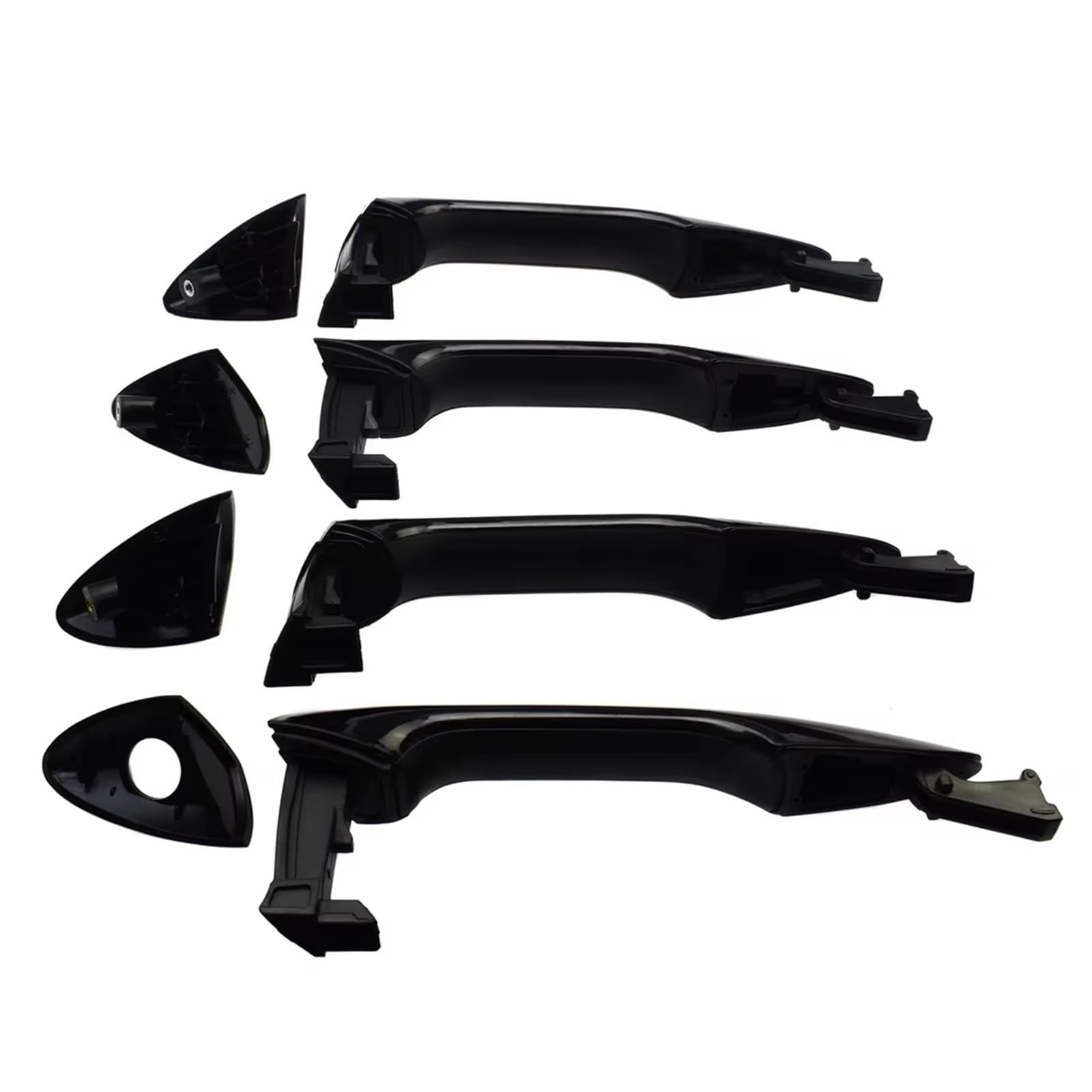 Qjahxkf 4 Piece 1Set Replacement Exterior Door Handles Exterior Door Handle 82651-3X000 82661-3X000 83651-3X000 For Hyundai For Elantra 2011-2016 For Elantra For Coupe 2013-2014 Outer Handle(4 Piece 1Set)