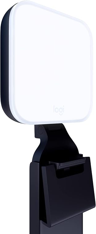 Logitech Litra Glow LED Streaming Light with TrueSoft for Video Calls and Zoom