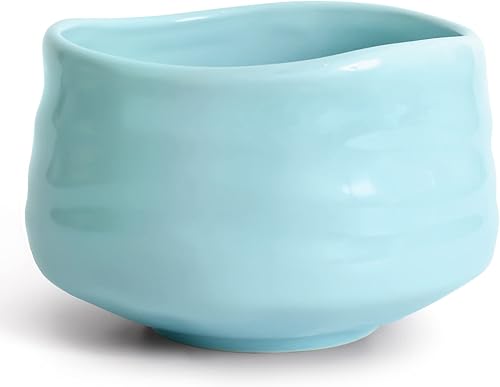 Ceramic Matcha Bowl - Large Ceremonial Japanese Green Tea Cup