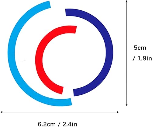 Miniatura 3 de ramuel Compatible con calcomanías para capó de automóvil, calcomanías divertidas de vinilo para decoración de emblema de BMW, calcomanías adhesivas