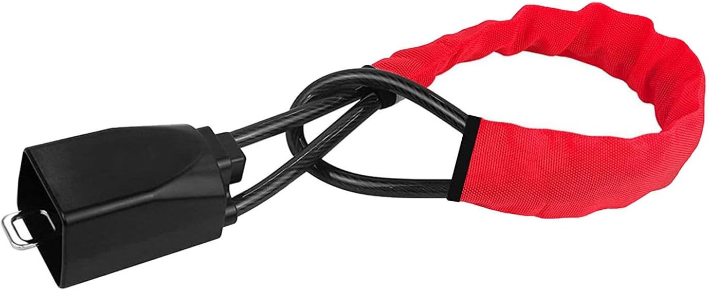 Yolispa Steering Wheel Lock Anti-Theft Device Steering Wheel Locking Device with 3 Keys for Most Cars SUVs Vans Trucks