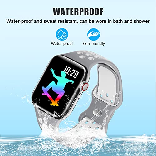 DigiHero Sport Straps Compatible with Apple Watch Straps 44mm 46mm 42mm 40mm 45mm 41mm 38mm 49mm Women Men - Image 3
