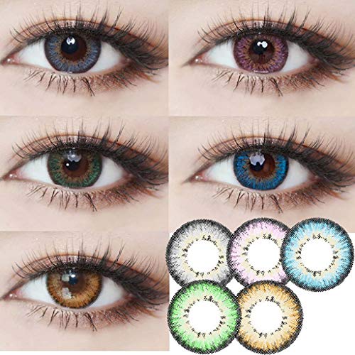 image for Kaniem 1 Pair of Tone Colored-Lenses, Enlarger Eyes Supernatural_Lens,
