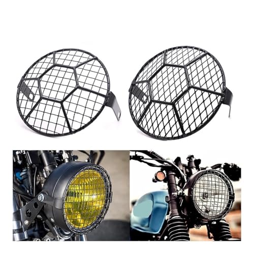 Faro para cubierta lámpara luz de moto con parrilla de diseño resistente tipo 18 7