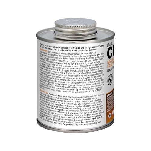 Hercules CPVC Plastc Pipe Cement 16oz miniatura 3