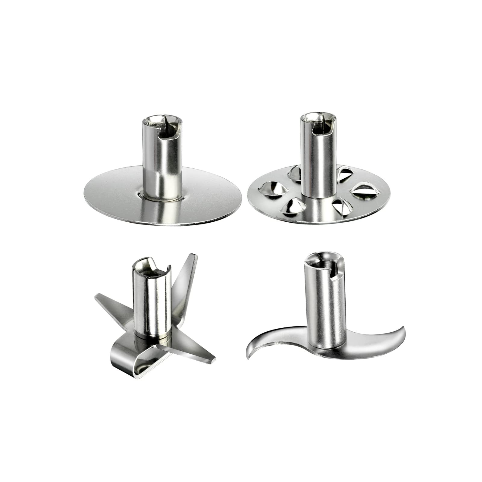Set de batidora de mano bamix M350 MAXX – incluye soporte, 2 vasos, 4 accesorios, procesador, espátula y cepillo de limpieza, 300 W, Fabricado en Suiza, blanco/cromo