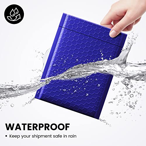 Image of Fuxury Bubble Mailer,100Pcs 6x10 inch Bubble Mailers Royal Blue Shipping Padded Envelopes Usable Size 6x9 inch Opaque Mailing Envelopes Bubble Padded for Mailing,Packaging, Small Business,Bulk #0