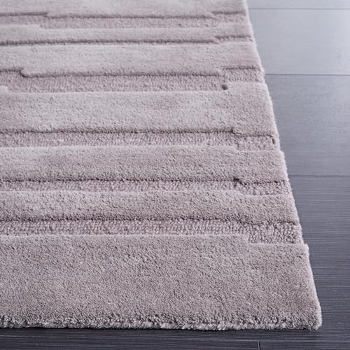 SAFAVIEH Tapete Chatham 4'x6' Lana Gris Hecho a Mano miniatura 4