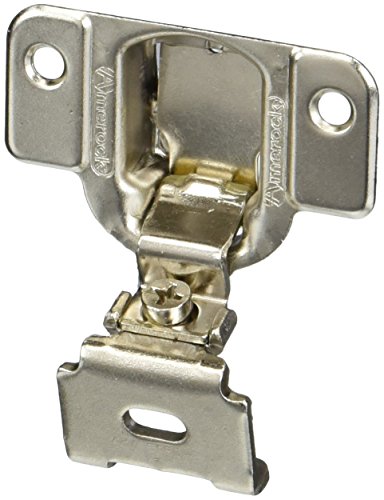 Amerock BP2811C1314 Nickel Finish Matrix Concealed Self Closing Cabinet Hardware Hinge, 1-1/4 Inch - 10 Pair Pack