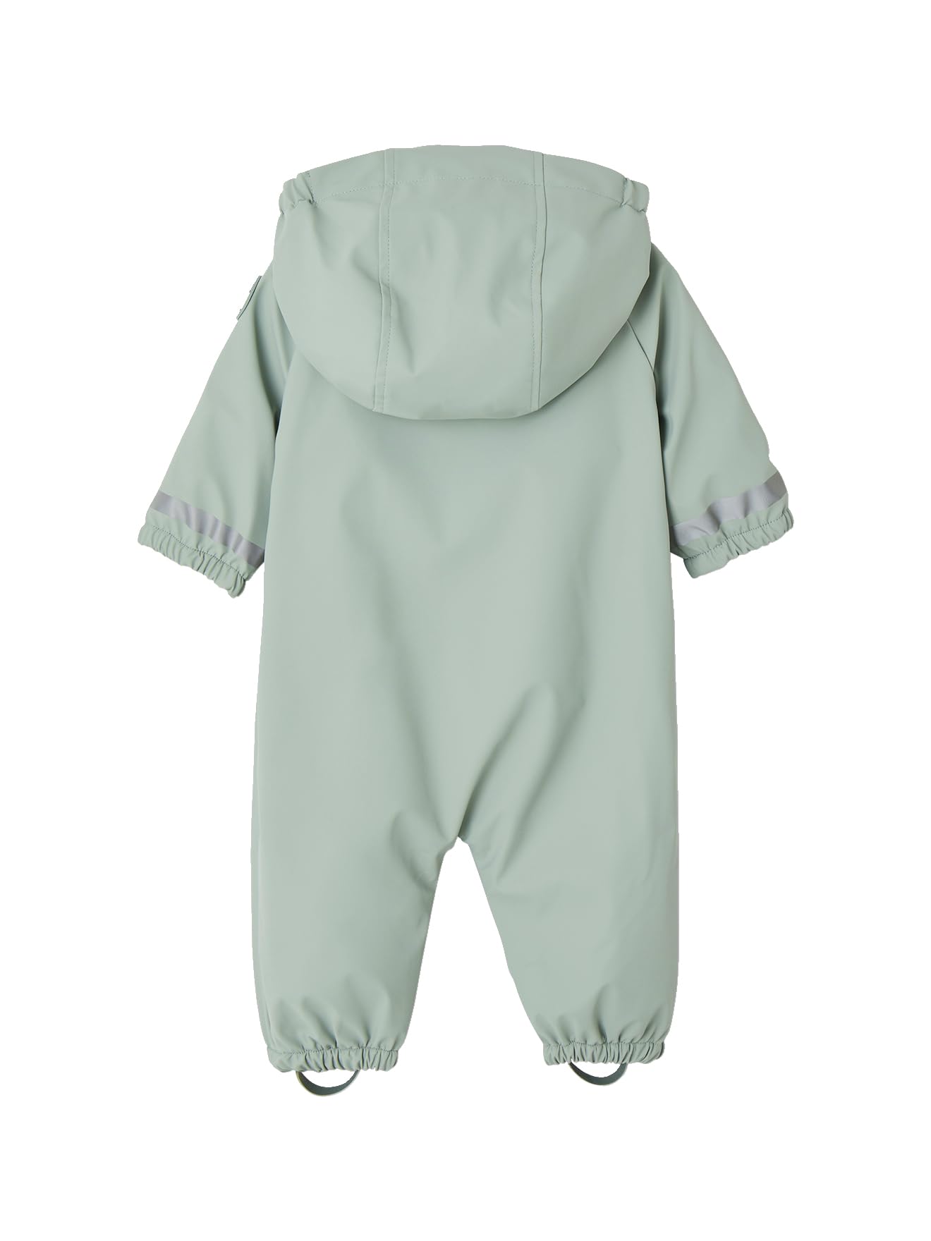 VERTBAUDET Combinaison à capuche anti-pluie bébé doublée maille polaire vert sauge 18M(81CM)