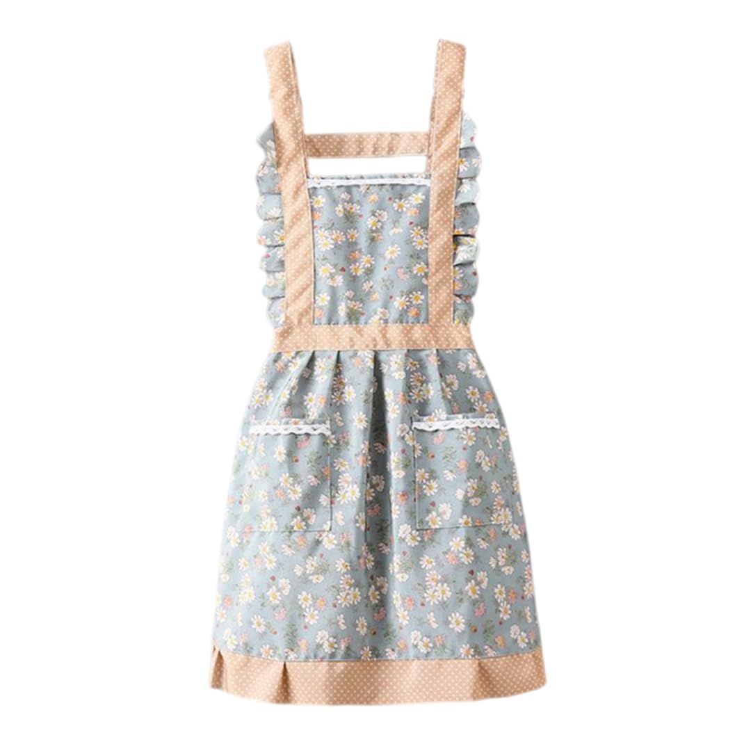 CAKEEYUM kitchen aprons cooking apron floral princess aprons baking