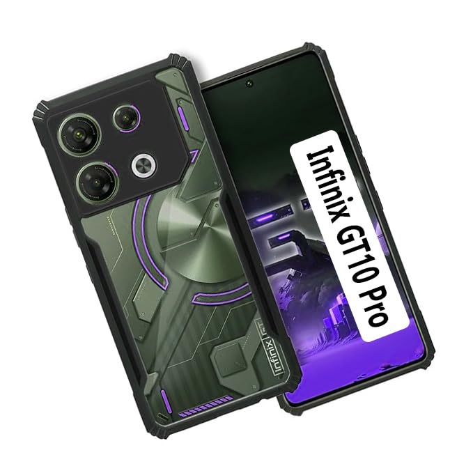 COBERTA Back Cover for Infinix GT10 Pro Back Cover Case - Black Transparent (B0CTXJHZ7V) Amazon Price History, Amazon Price Tracker