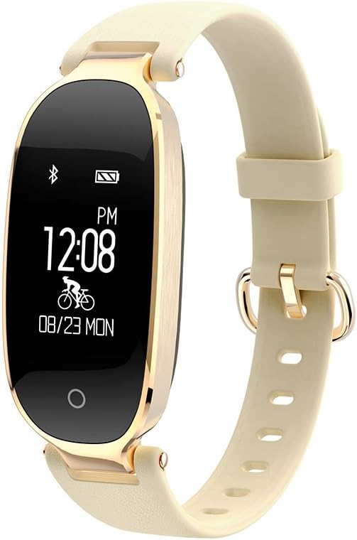 Fitness Tracker, Women Swimming Waterproof GPS Track, Music Control Hart Rat Activity Tracker with Touch Screen, Sleep Monitor, Calorie/Step Counter, best Smart Bracelet Wristband for girlfriend