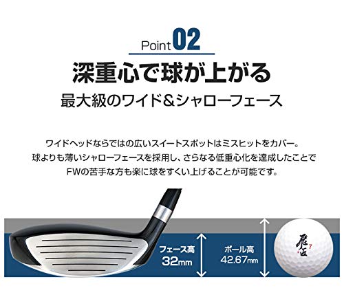 Amazon.co.jp: WORKS GOLF(ワークスゴルフ) フェアウェイウッド 選べる
