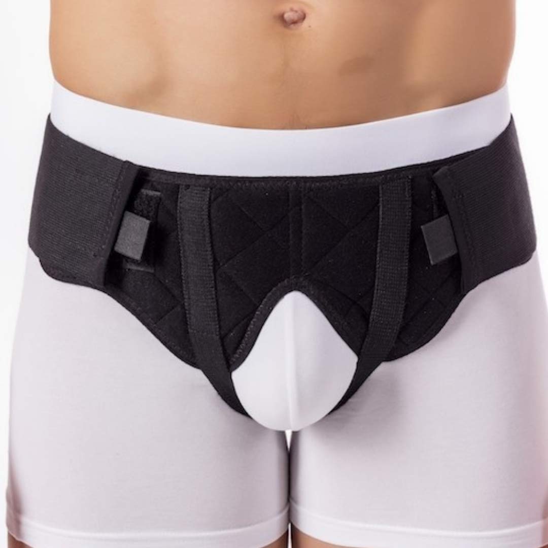ZUBANATION Inguinal Hernia Belt For Men - With Double Sided Removable Left And Right Silicone Pads (Medium) (B08K79MKBD) Amazon Price History, Amazon Price Tracker