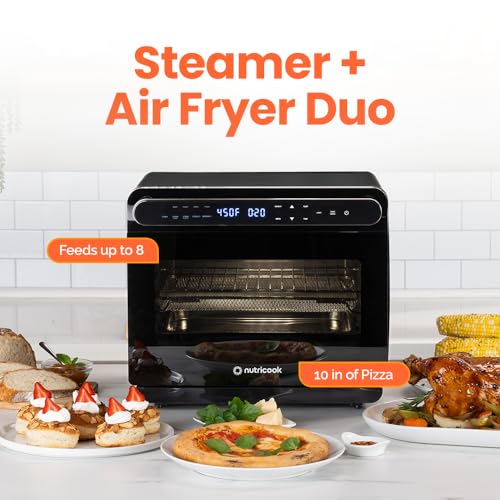 Nutricook ST02K Steami 11-In-1 Convection Air Fryer, 25Qt Countertop Oven For Baking, Roast, Steam, Dehydrate thumb #1