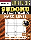 Hard Sudoku: 300 SUDOKU hard to extreme difficulty with answers Brain Puzzles Books for Expert and Activities Book for adults (hard sudoku puzzle books Vol.62)