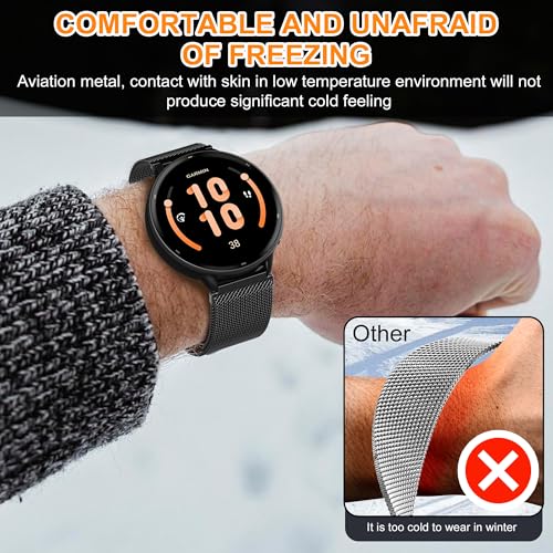 Correa metálica para Garmin Vivoactive 5 y otros modelos miniatura 5