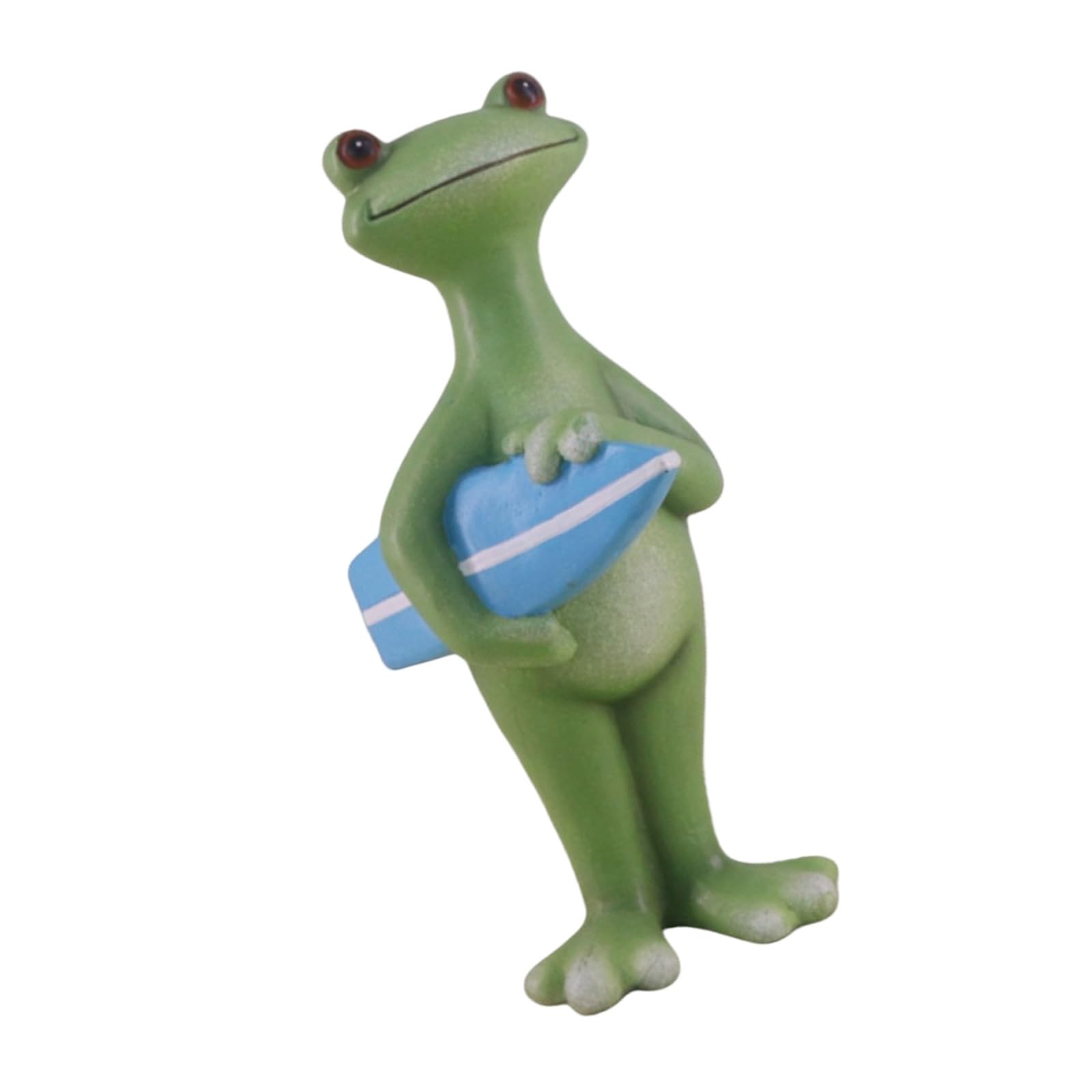 Figurine de grenouille de vacances déco en résine pour intérieur