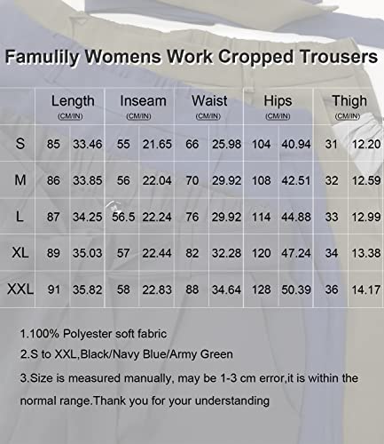 Famulily Pantaloni estivi da donna, stile casual